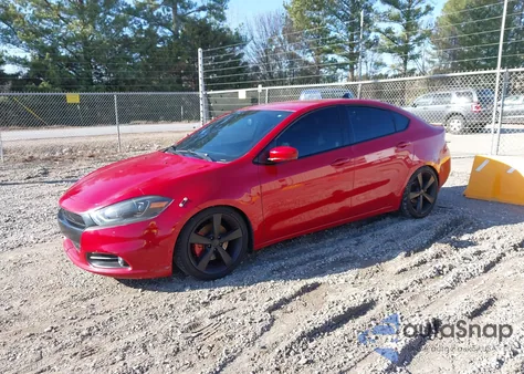 2014 Dodge Dart Gt z USA, uszkodzony, nr VIN 1C3CDFEB3ED700341